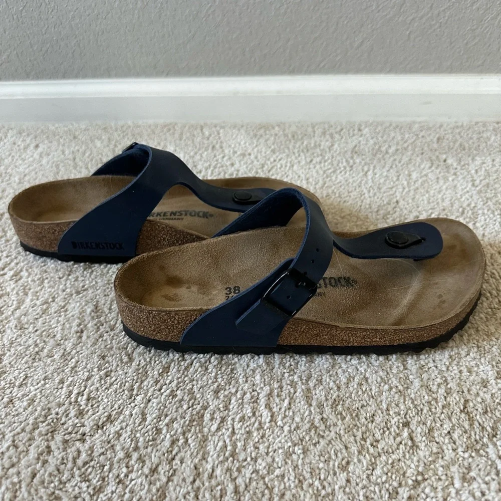Birkenstock Gizah size 7 Navy - Picture 5 of 5